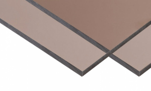 Монолитный поликарбонат 2 мм 3050х2050мм Rational ( бронза, T 25, 2UV)
